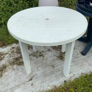 Table rond terrasse D 90xH72 cm